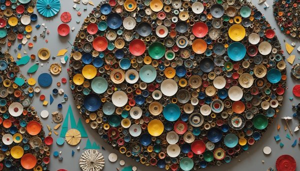 Découvrez des méthodes innovantes pour créer des œuvres d'art exclusives à partir de matériaux recyclés !